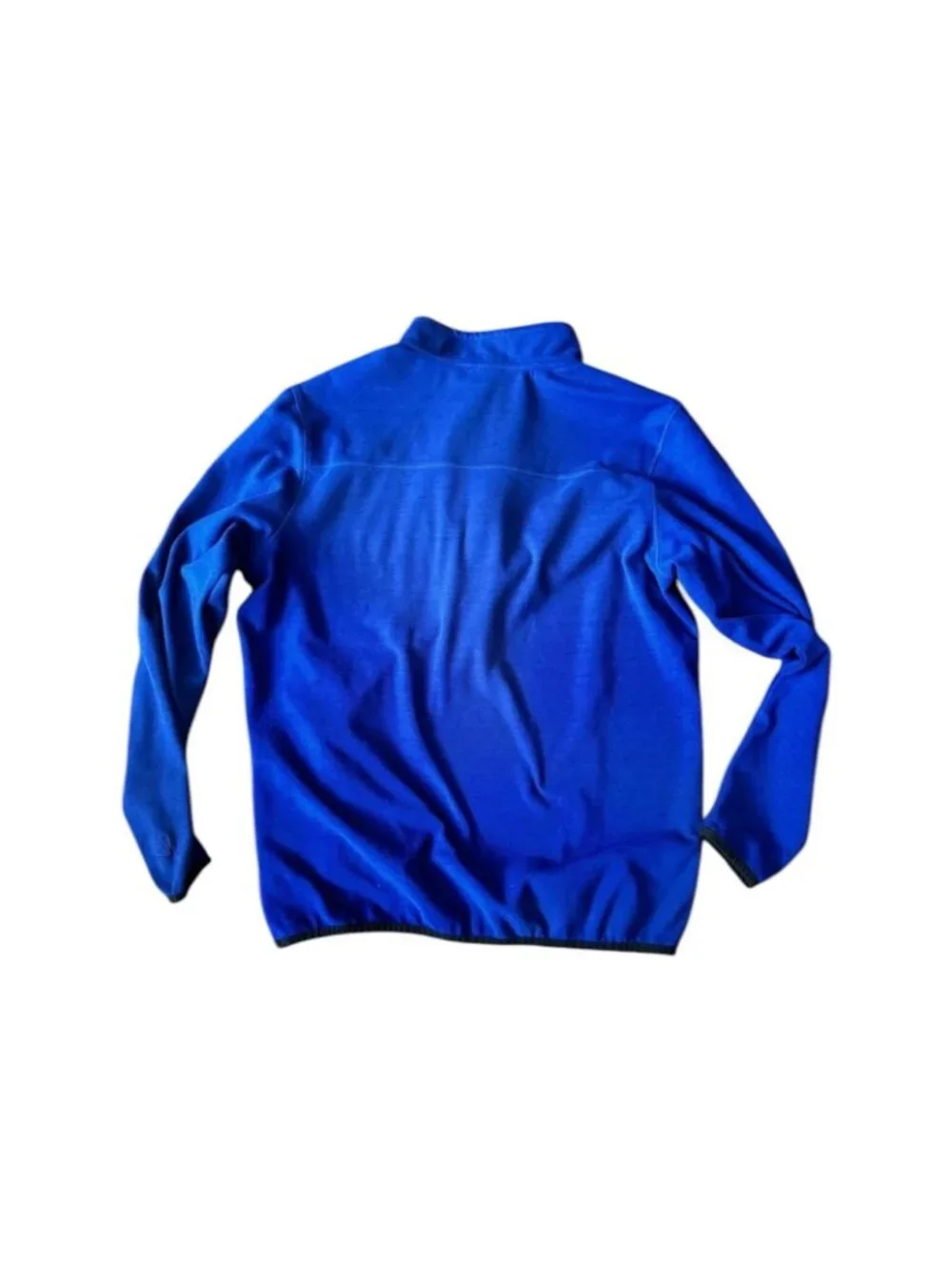 Avalanche Men Size M Textured Blue Quarter Zip Pullover Sweatshirt Top Athletic